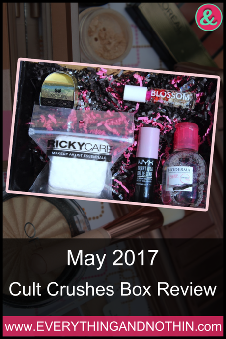 May 2017 Cult Crushes Box Review