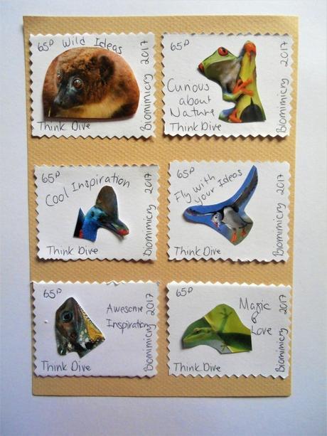 Biomimicry Postal Stamps to Celebrate Nature