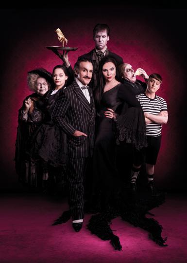 See Les Dennis as Uncle Foster in The Addams Family Musical