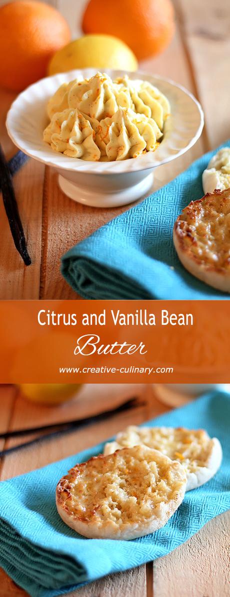 Citrus and Vanilla Bean Butter