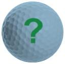 golf ball question mark