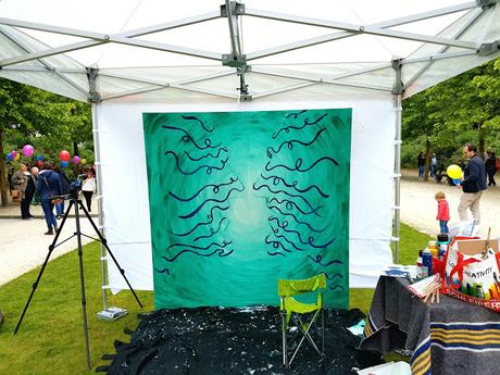 Fete de l'Iris - Peinture - Visages - Flesh and Acrylic - Ben Heine Art - Live Performance -25