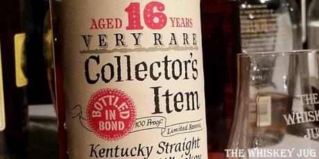 16 Year Old Collector's Item Bourbon Label