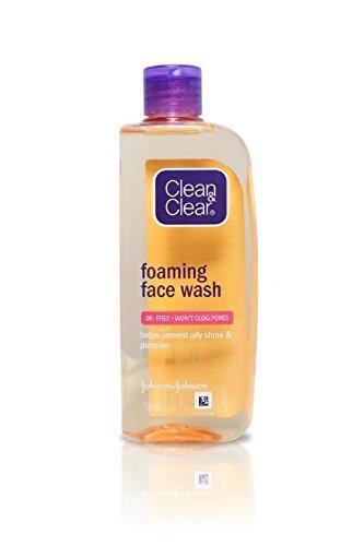 clean n clear foaming face wash