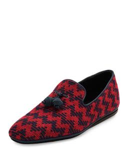 Print Revolution:  Salvatore Ferragamo Fabrio Knitted Fabric Slipper