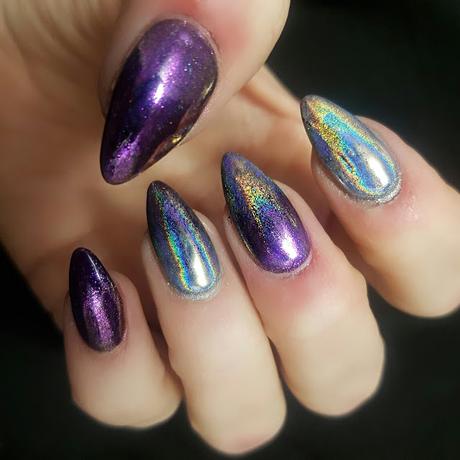 Nail Porn: My New Chrome & Holographic Nails!