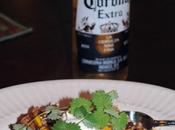 Spicy Corona Mexican Rice with Pork, Avocado, Sour Cream