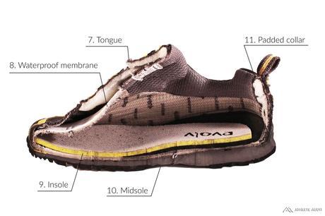 Parts of an Approach Shoe - Inside - Anatomy of an Athletic Shoe - Athlete Audit