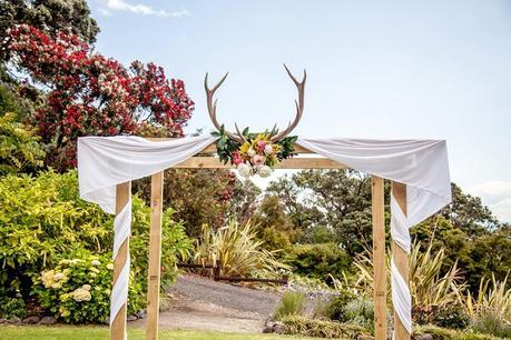 Glam Woodland Inspired Te Puru Wedding
