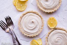 No-Bake Lemon Tarts (Gluten Free, Paleo + Vegan)