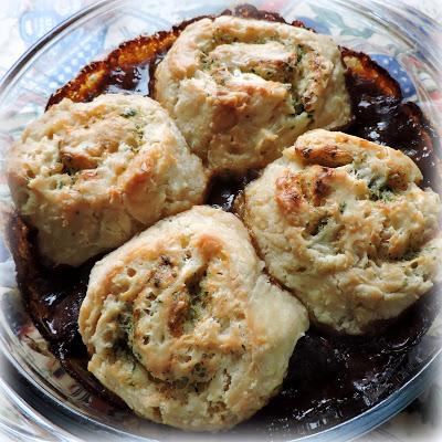 Beef Casserole with Horseradish Dumplings