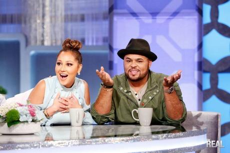 Israel Houghton & Adrienne Bailon Besos Care Package Surprise On The Real