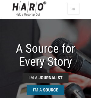 Image:Join HARO as a Source for Link Bulding