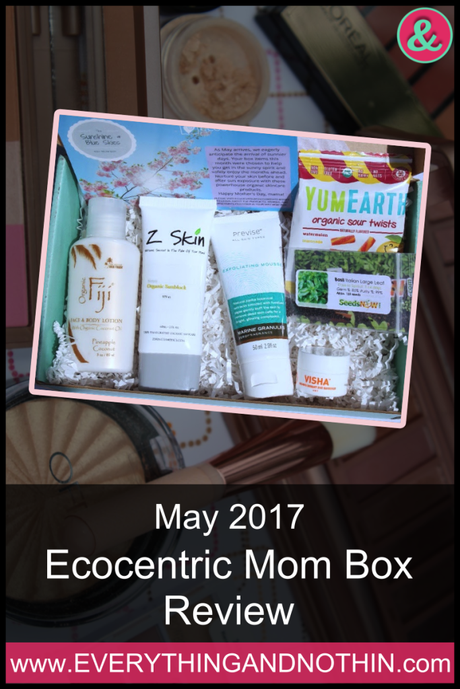 May 2017 Ecocentric Mom Box Review