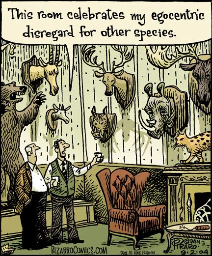 Cartoon guide to biodiversity loss XLII