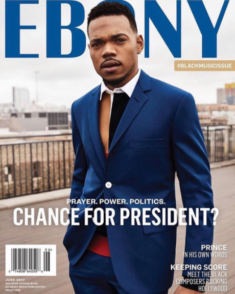 Chance The Rapper Covers The June Issue Of Ebony Magazine