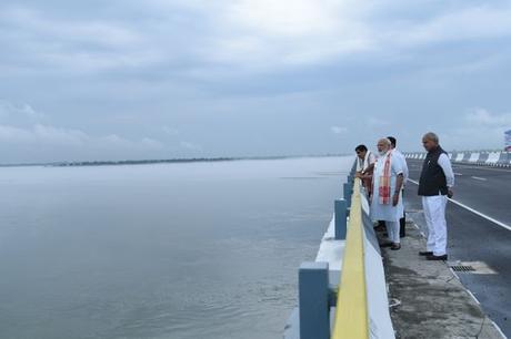 Dhola Sadiya Bridge (Bhupen Hazarika Setu) is longest bridge of the Nation