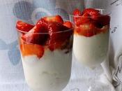 White Chocolate Mousse with Strawberries