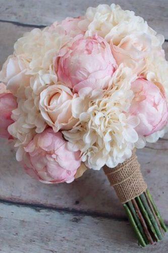 silk wedding bouquets pink peones kate said yes wedding