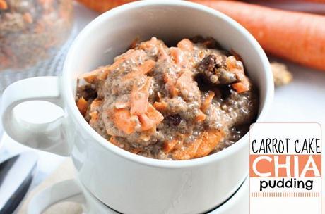 Carrot Cake Chia Pudding (vegan, gluten free)