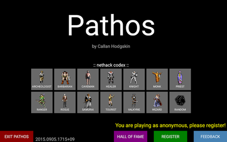 Pathos: Nethack Codex