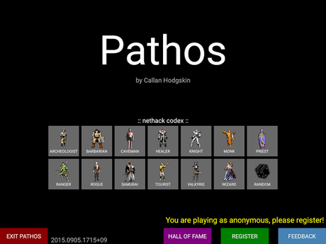 Pathos: Nethack Codex