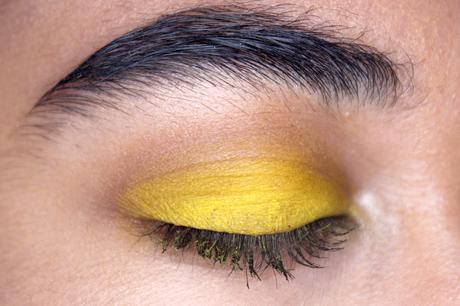 Yellow Eyeshadow Look