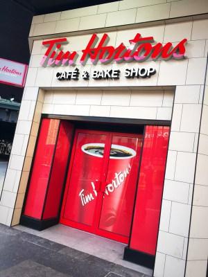 Inside the new Tim Hortons in Glasgow