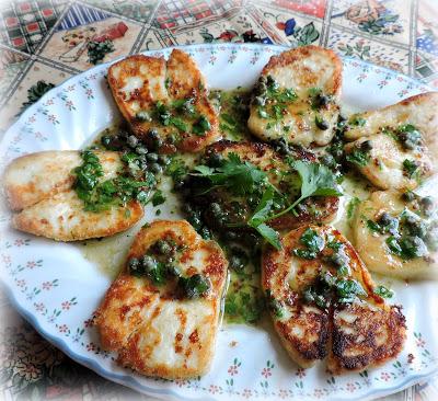 Lime & Caper Dressed Halloumi Cheese