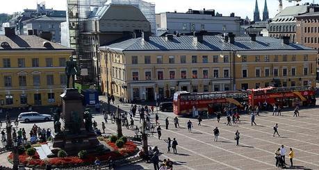 A picture of Senate Square in Helsinki, Finland.-Scandinavian cruise