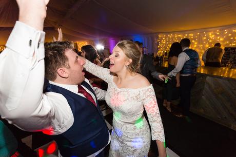 Fun wedding photography in York dance floor photograph