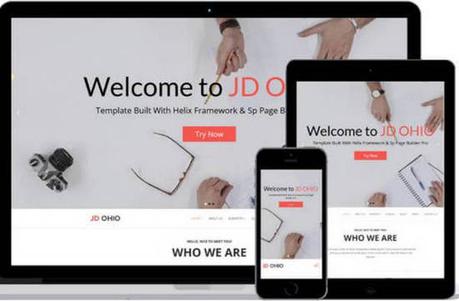 JD Ohio:The Best Business Joomla 3.7 Template