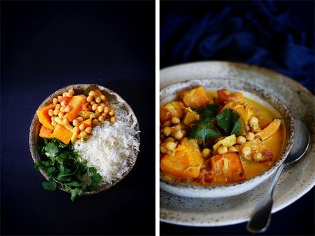 Pumpkin and Chickpea Korma – Vegan and Gluten Free