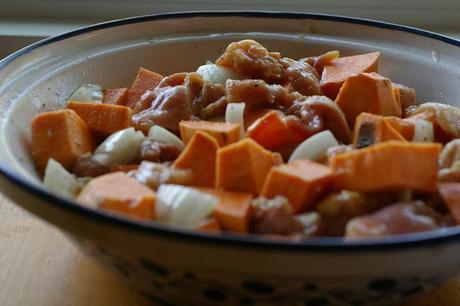 African Chicken and Yam Tagine