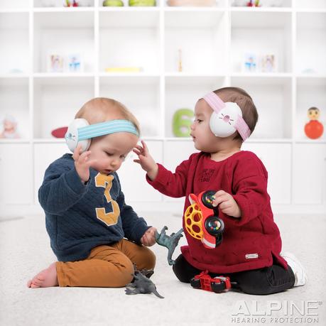 Hearing protectors for babies and toddlers With Alpine Hearing Protection