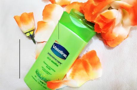 VASELINE INTENSIVE CARE ALOE SOOTHE BODY LOTION REVIEW