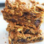 Sunflower Chocolate Chip Chickpea Bars (gluten free, vegan)