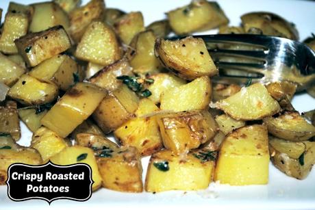 Crispy Yukon Gold Roasted Potatoes with Garlic and Thyme