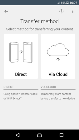 Xperia™ Transfer Mobile