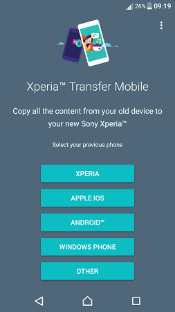 Xperia™ Transfer Mobile