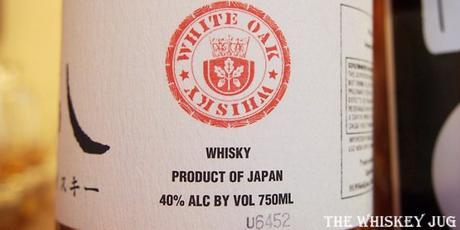 White Oak Akashi Blended Whisky Label