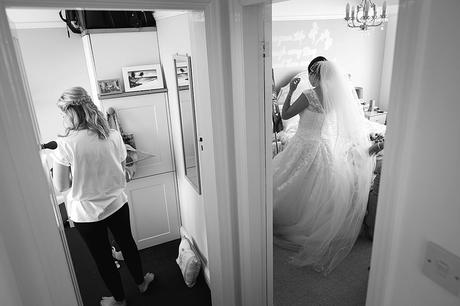 Bridal preparations in Weymouth