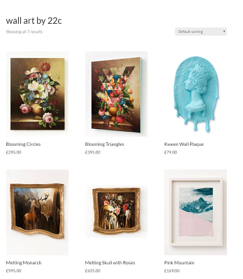 Wall Art store theme case study by 22 collectiv