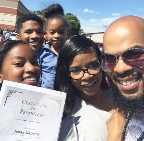 Both JJ Hairston & Tina Campbell Daughters Graduate From 8th Grade