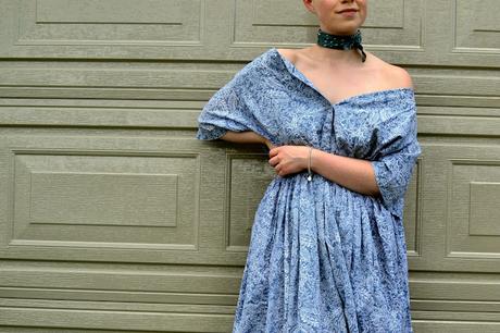 Look of the Day: Off-Shoulder Dress & Life Changes