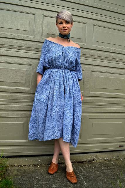 Look of the Day: Off-Shoulder Dress & Life Changes