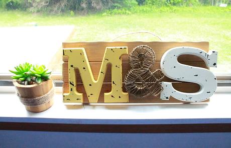 DIY Project: Personalized Wooden Plaque