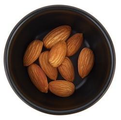 almonds in cup