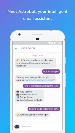 Astro: AI Meets Email