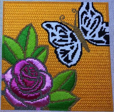 Rose & Butterfly, Beautiful Summer Design!